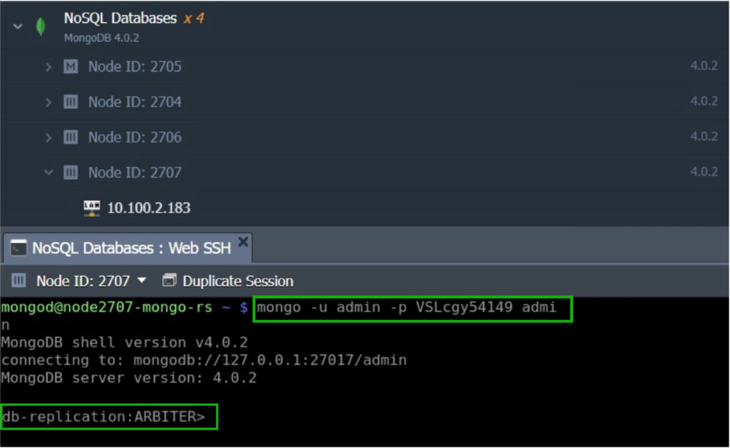 21-connect MongoDB instance