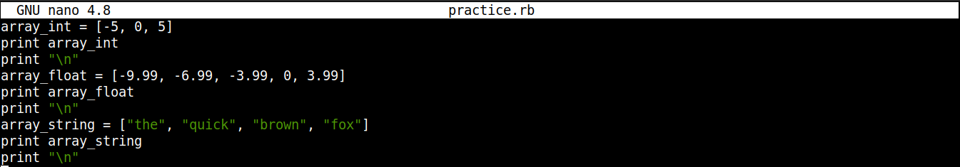 Data Types in Ruby 6