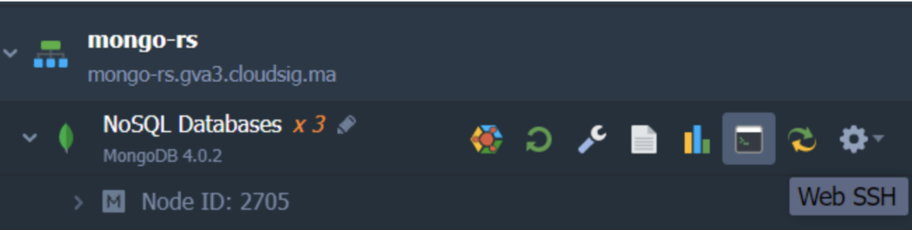 3- Web SSH How to Configure MongoDB Replication and Automated Failover