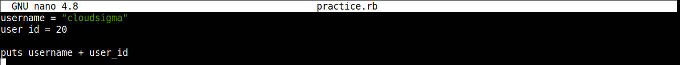 Strings in Ruby 5
