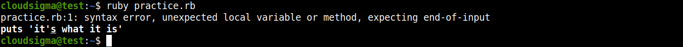 Strings in Ruby 8