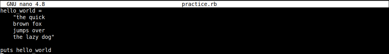 Strings in Ruby 8