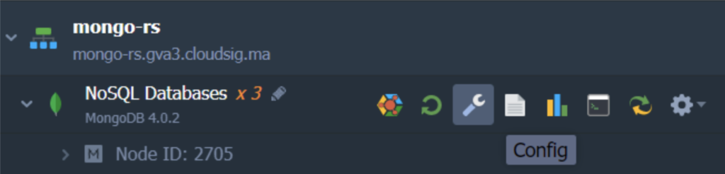 4-Click on the Config