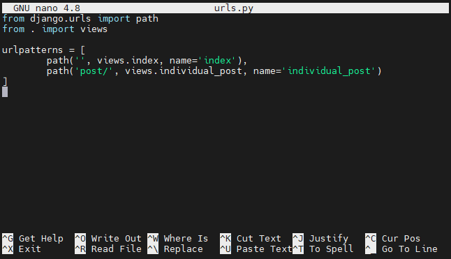 Views in Django Urls
