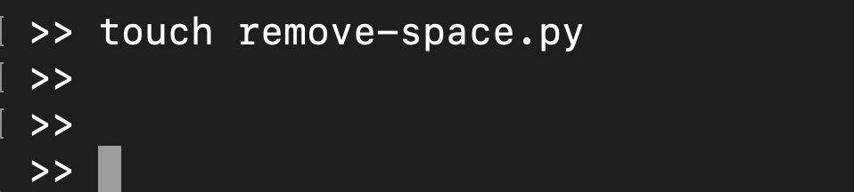 create a file