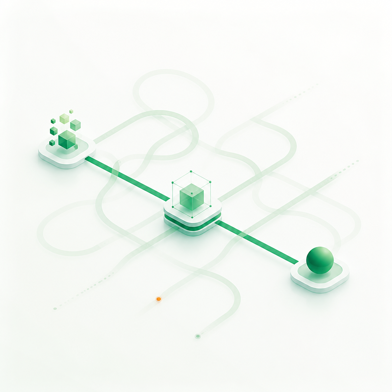 Abstract efficient AI workflow with redundant steps removed