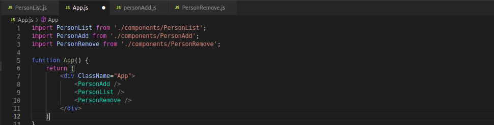 Axios React code screenshot 8