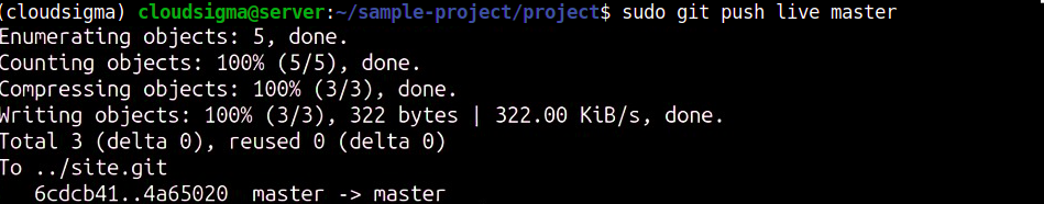 Deployment with Git code screenshot 11