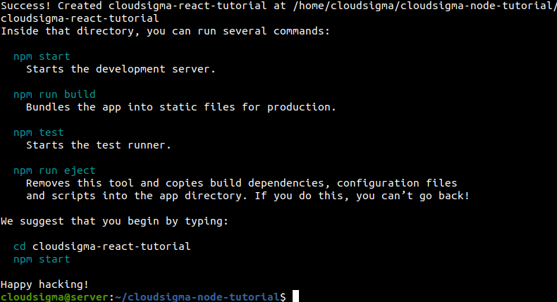 React Project code screenshot 3