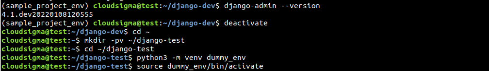 Installing Django image 5
