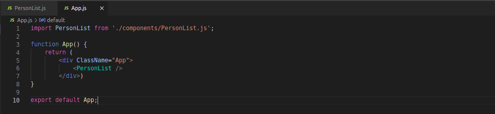import PersonList