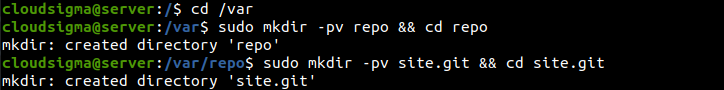 Deployment with Git screenshot 1