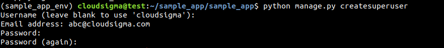 python manage.py 
