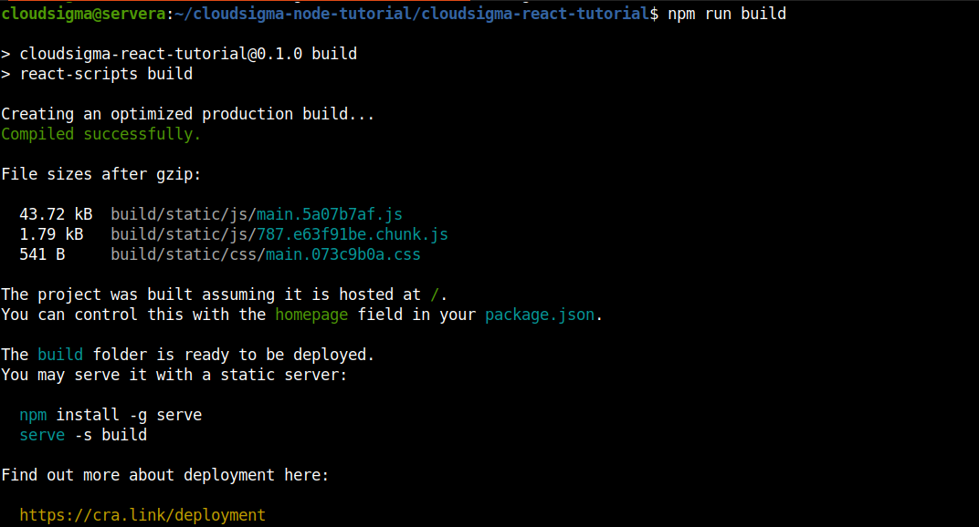 React Project code screenshot 7
