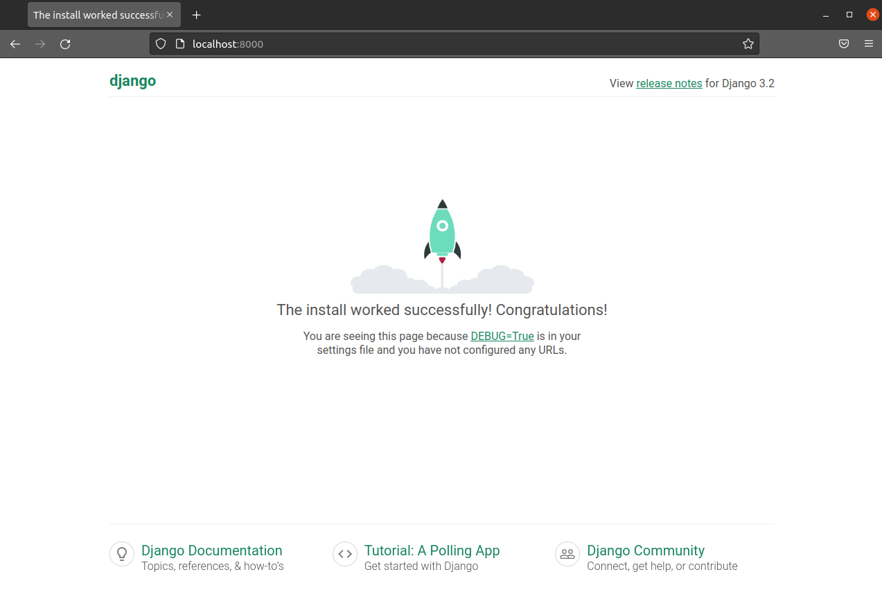 Installing Django image 3