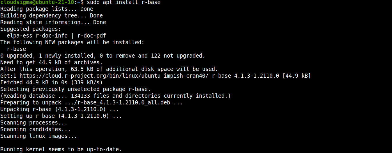 R on Ubuntu screenshot 2