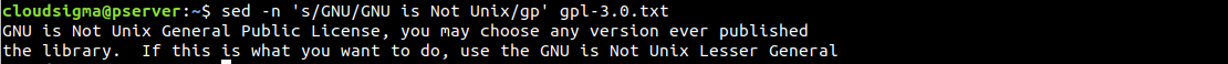 Manipulate Text with Sed 4