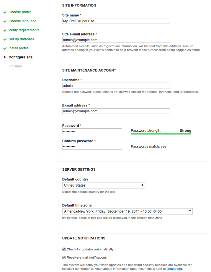 installing Drupal image 3
