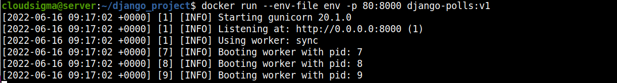 Django Application scrn 3