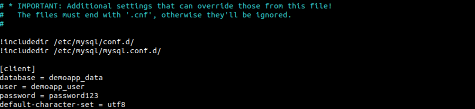 default-character-set