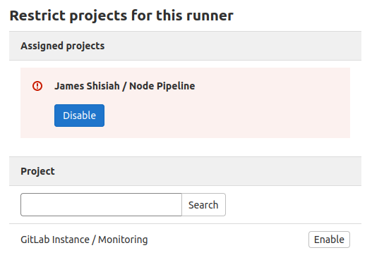 assigned projects