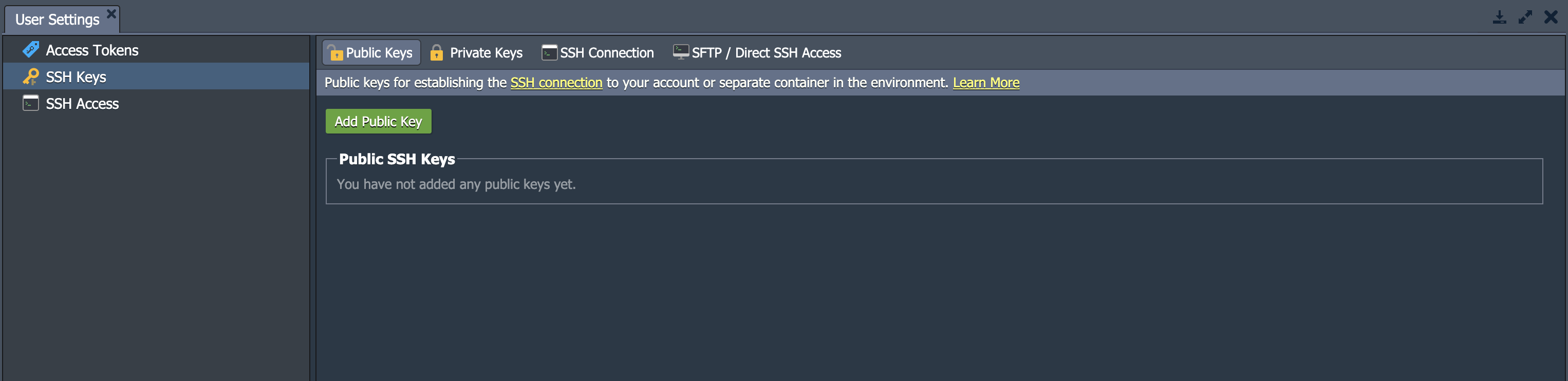 SSH key
