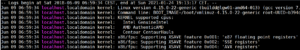 no full option Journalctl