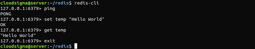 Redis command-line