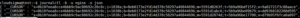 service logs in json