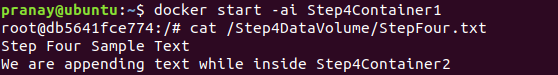 Copied Container Data