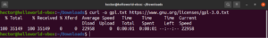 download text file grep