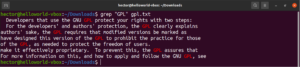 grep text