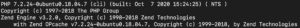 php version