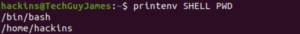printenv multiple commands