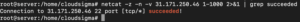 port scan succeeded