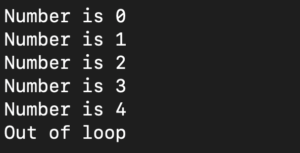 break output