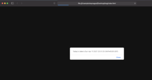 alert javascript