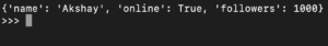 single line json
