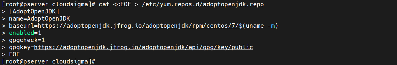 Centos adoptopenjdk