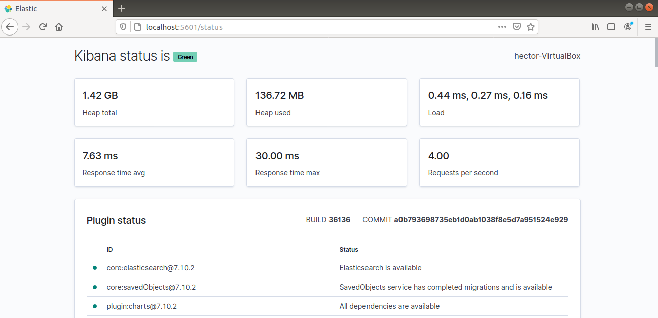 status page