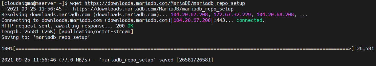 Download Latest Mariadb Repo