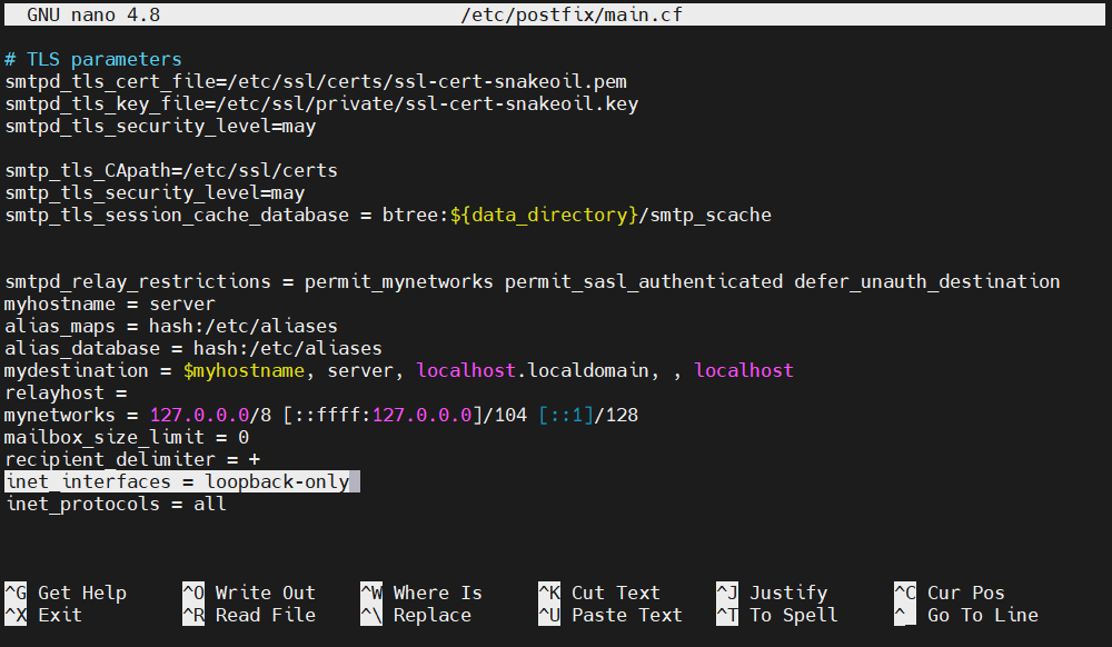 Inet Interface