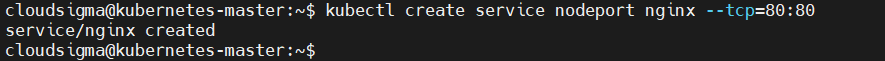 NodePort Svc Create