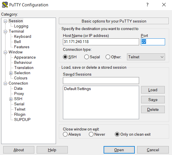 Routing putty screen1