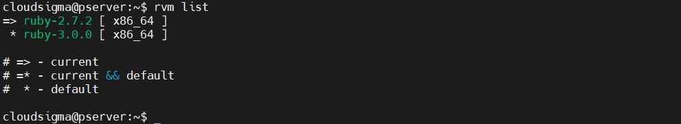 rvm_list