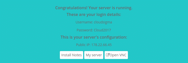 Server is running