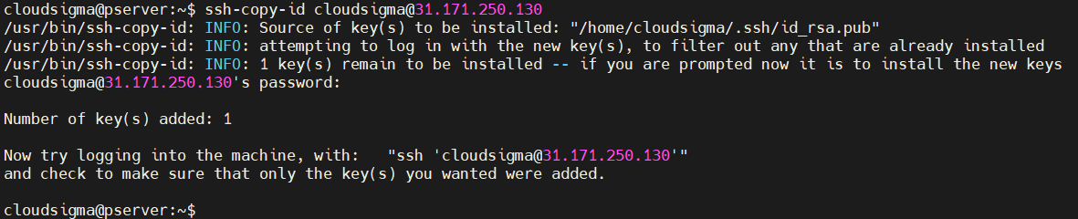 SSH Copy ID