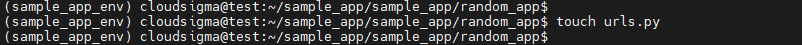 Create urls.py